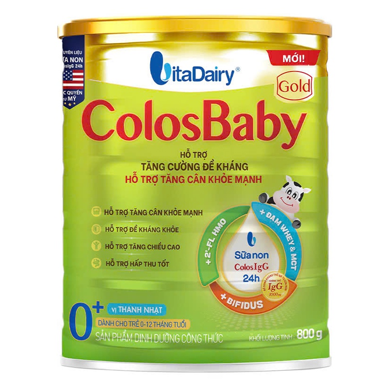 Sữa bột Colosbaby Gold 0+ - S(bản mới)