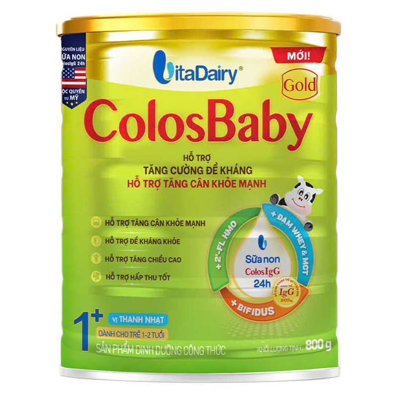Sữa bột Colosbaby gold 1+-S mẫu mới