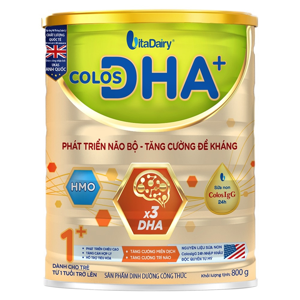 Sữa Colos DHA 1+ 800g cho bé từ 1-2 tuổi hình 1