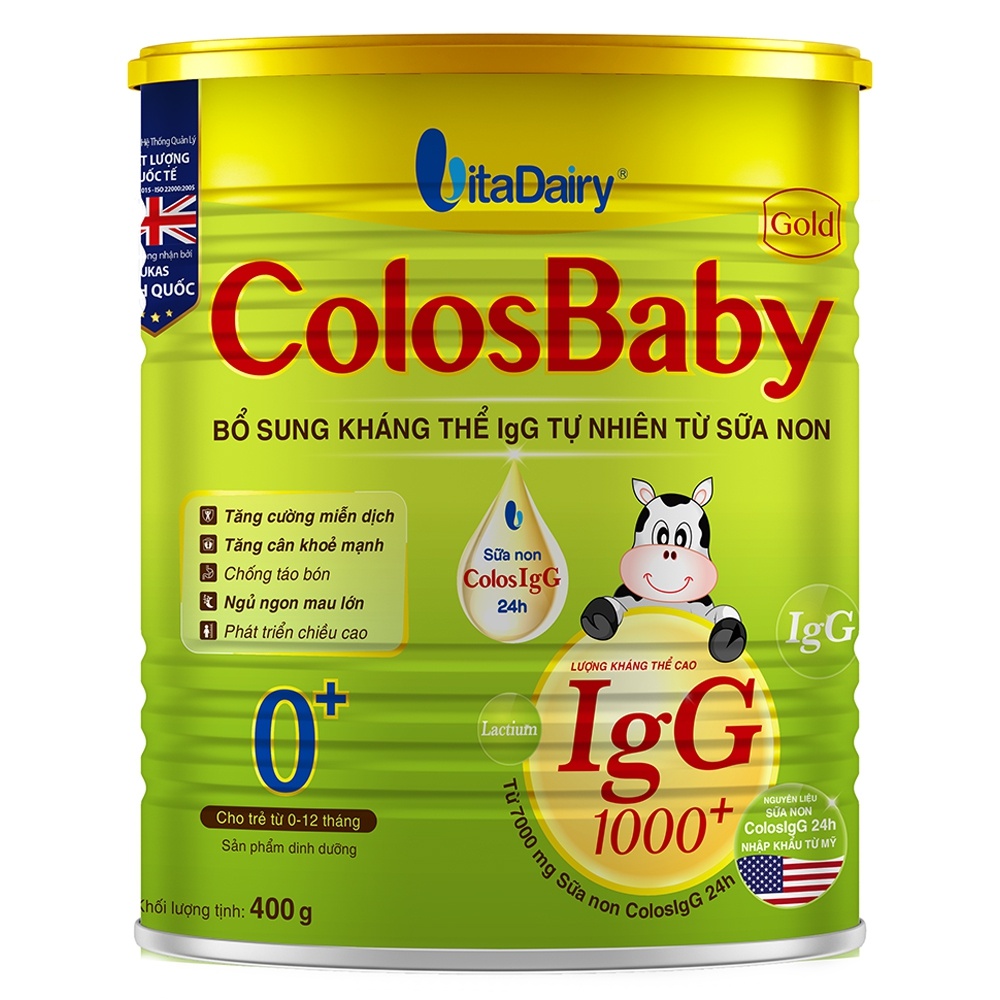 Sữa bột ColosBaby Gold 0+ 400g cho bé từ 0-12 tháng tuổi hình 1