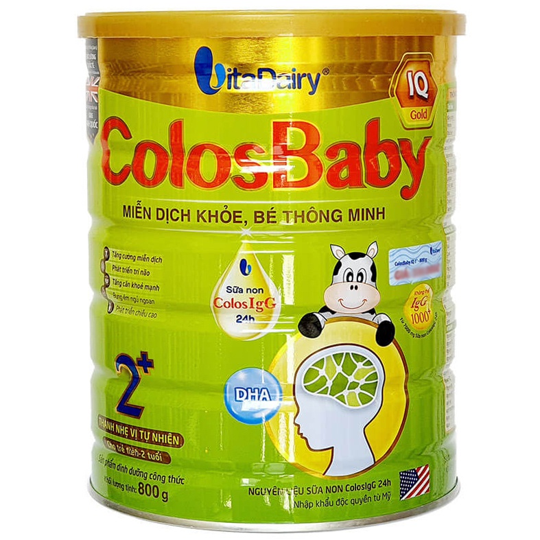 Sữa bột Colosbaby IQ Gold 2+ 800g hình 1