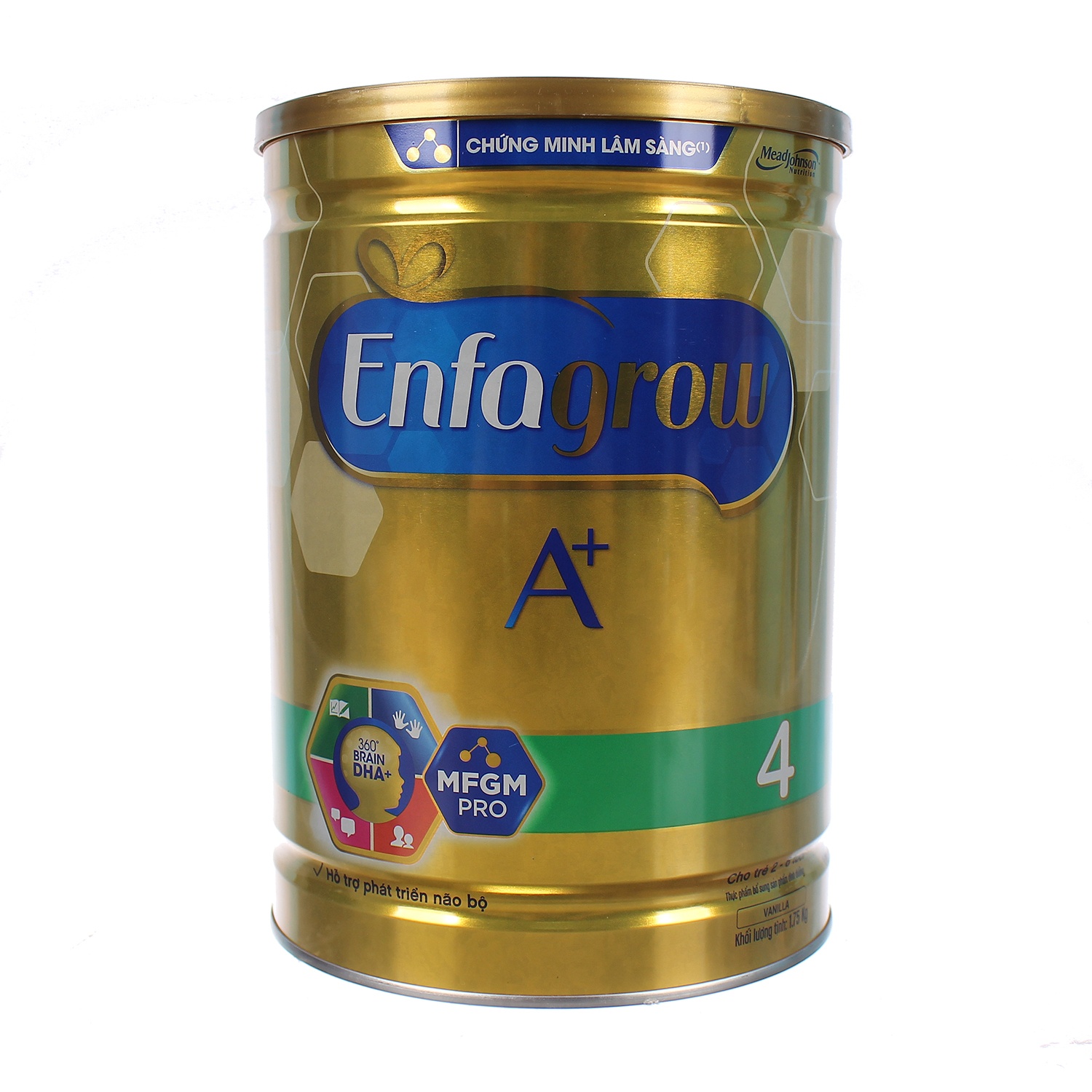 Sữa Enfagrow A+ số 4 1750g cho bé 2 - 6 tuổi Sữa Enfagrow A+ 4 360° Brain DHA+ với MFGM PRO 1750g Vị Vani cho bé từ 2 - 6 tuổi hình 1
