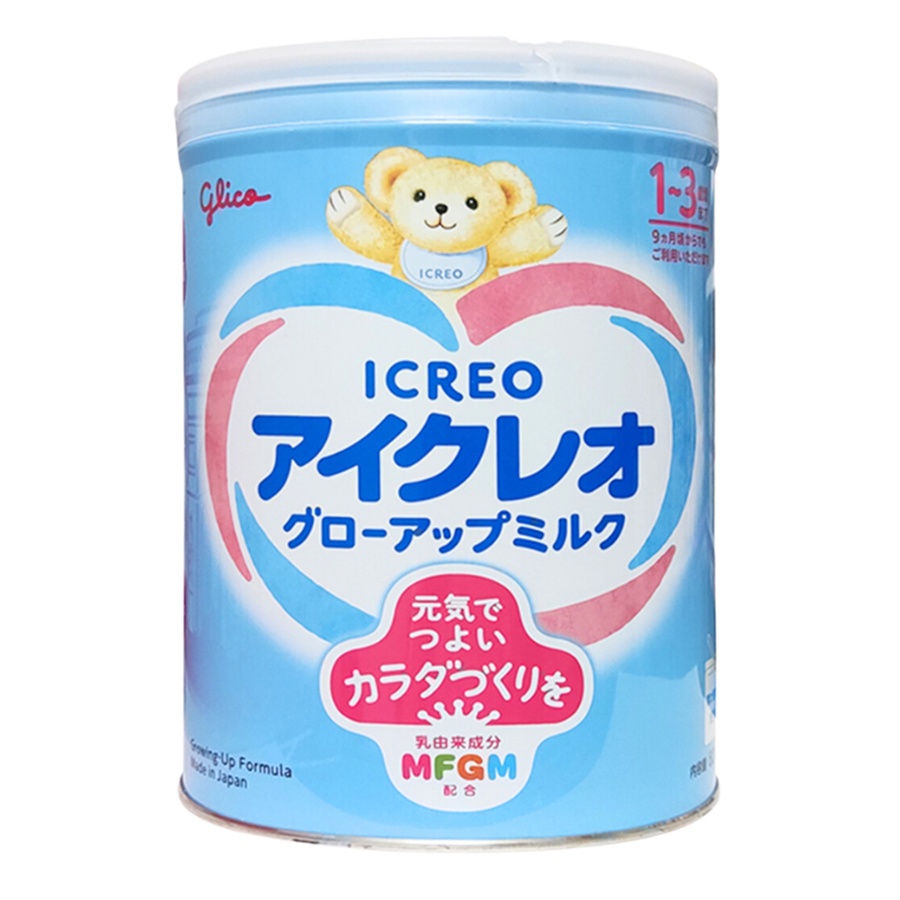 Sữa Glico Icreo số 1 820g nội địa Nhật cho bé 1Y-3Y - bao bì mới