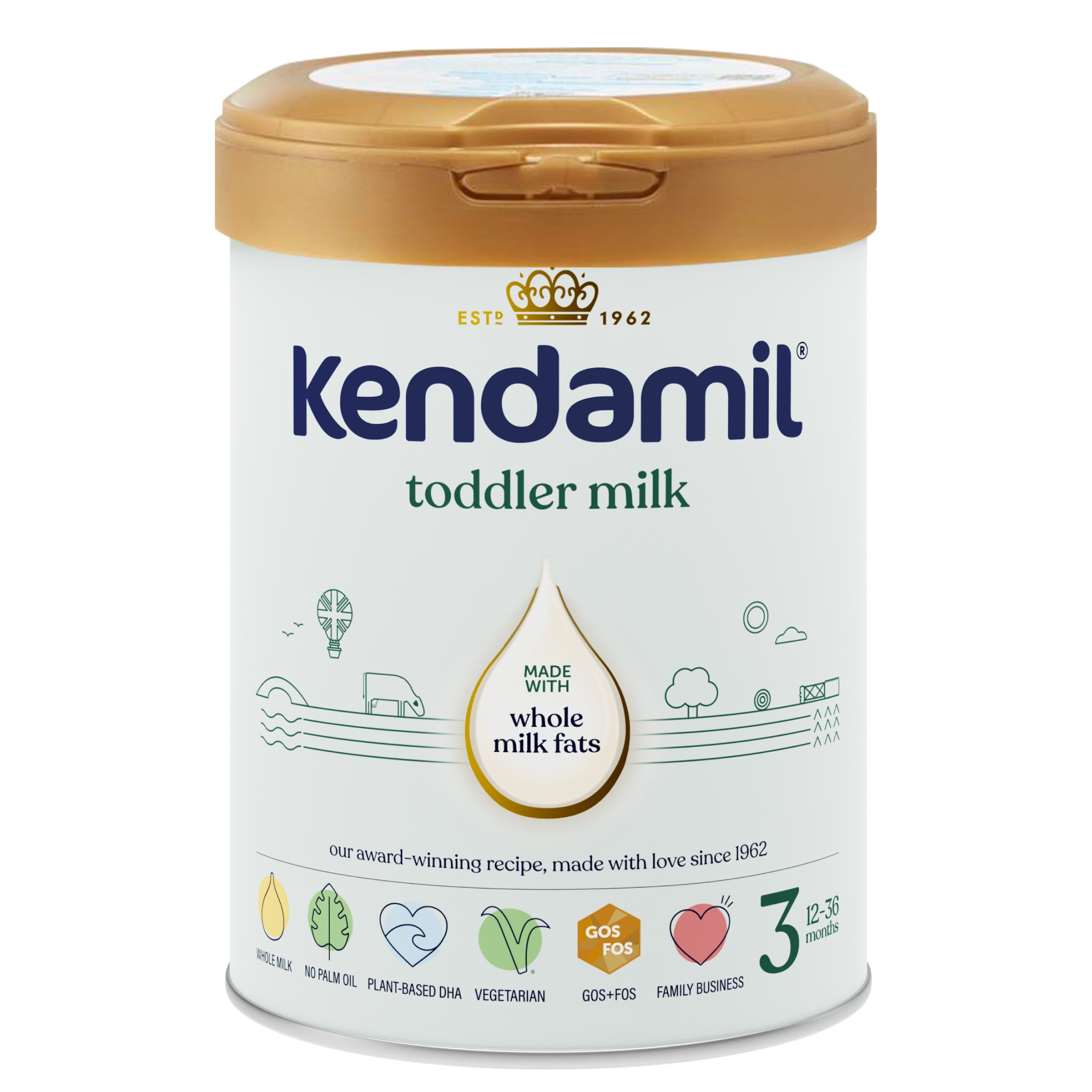 Sản phẩm dinh dưỡng công thức Kendamil Classic số 3 800g (12-36M) hình 1