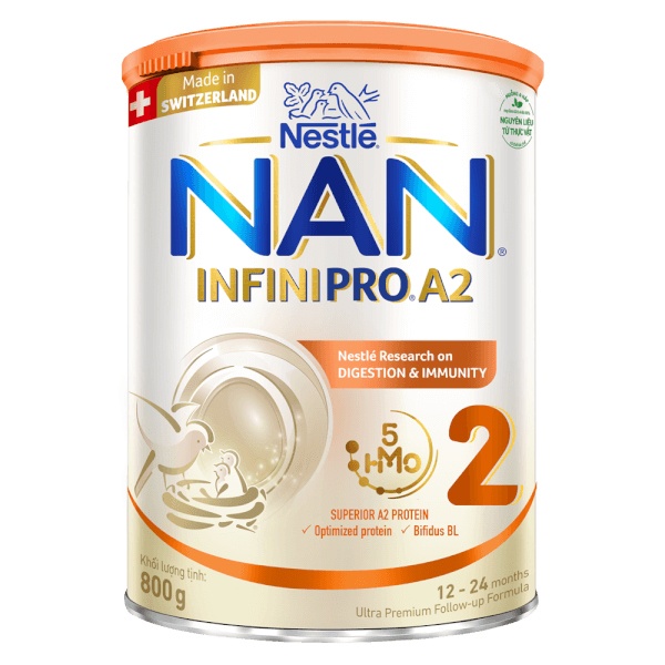 Sữa Nan InfiniPro A2 số 2 800g cho bé 1-2 tuổi hình 2
