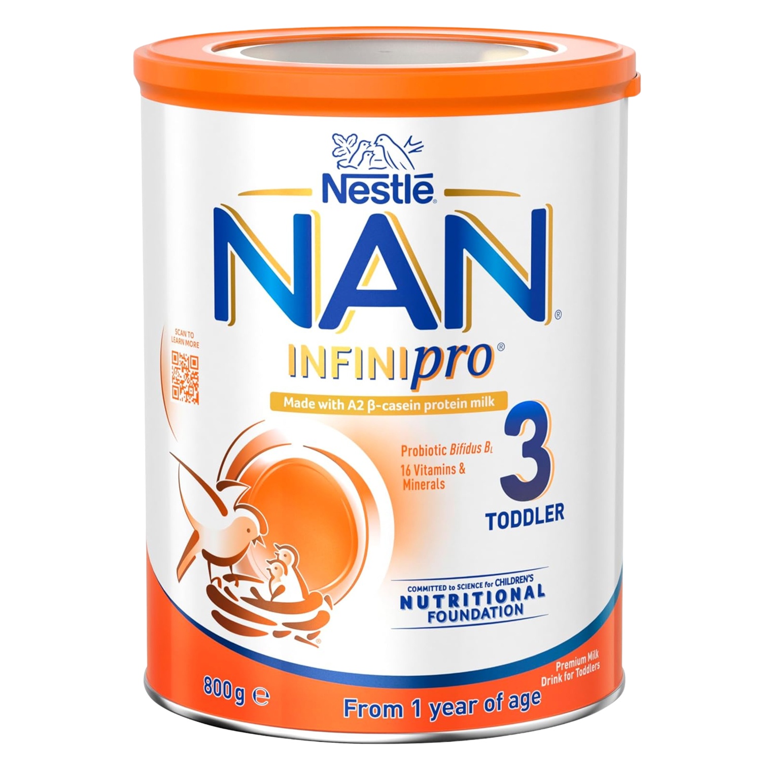 Sữa Nan InfiniPro A2 số 3 Úc 800g cho bé 1Y+ hình 1