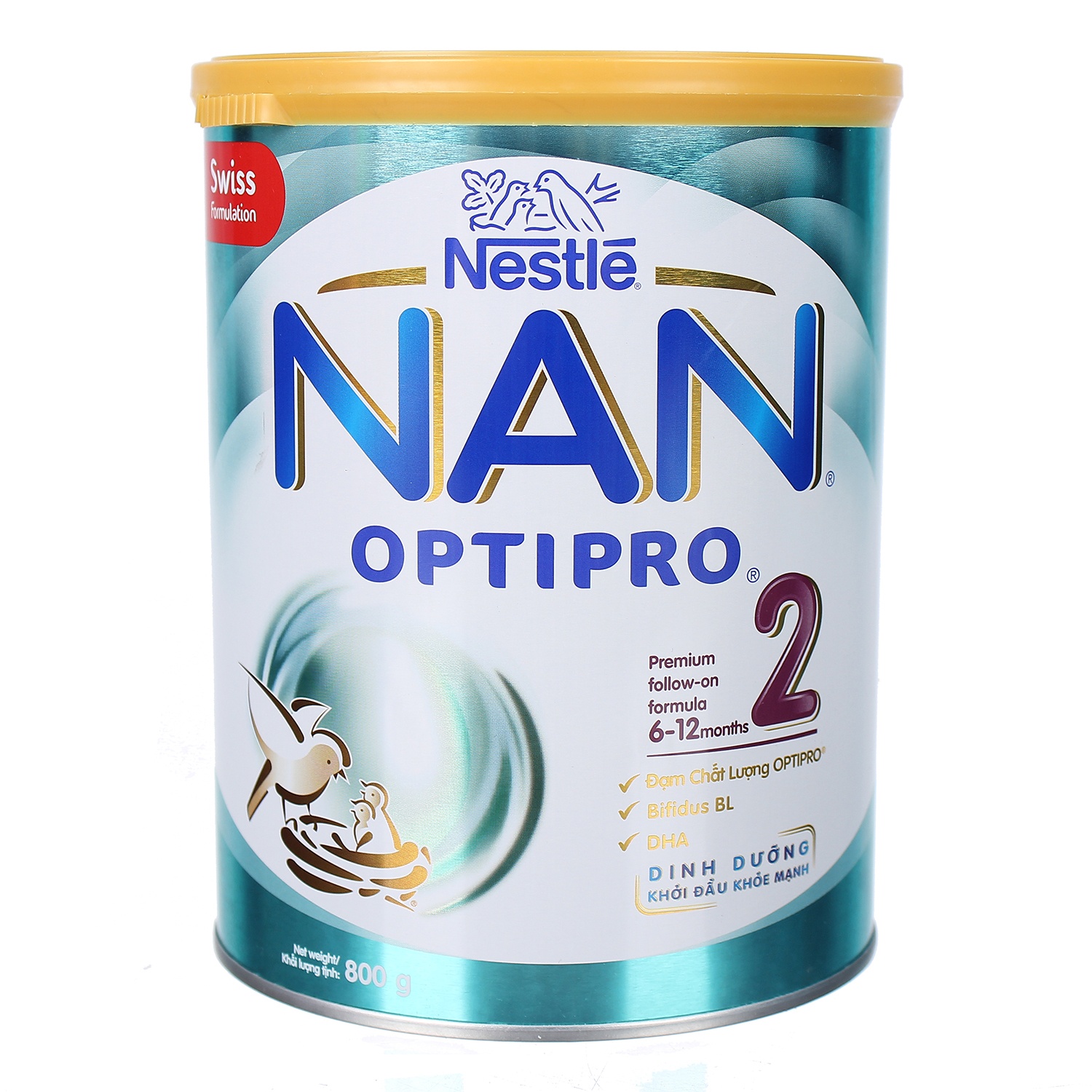 Sữa Nan Optipro 2 800g (6 - 12 tháng) hình 2