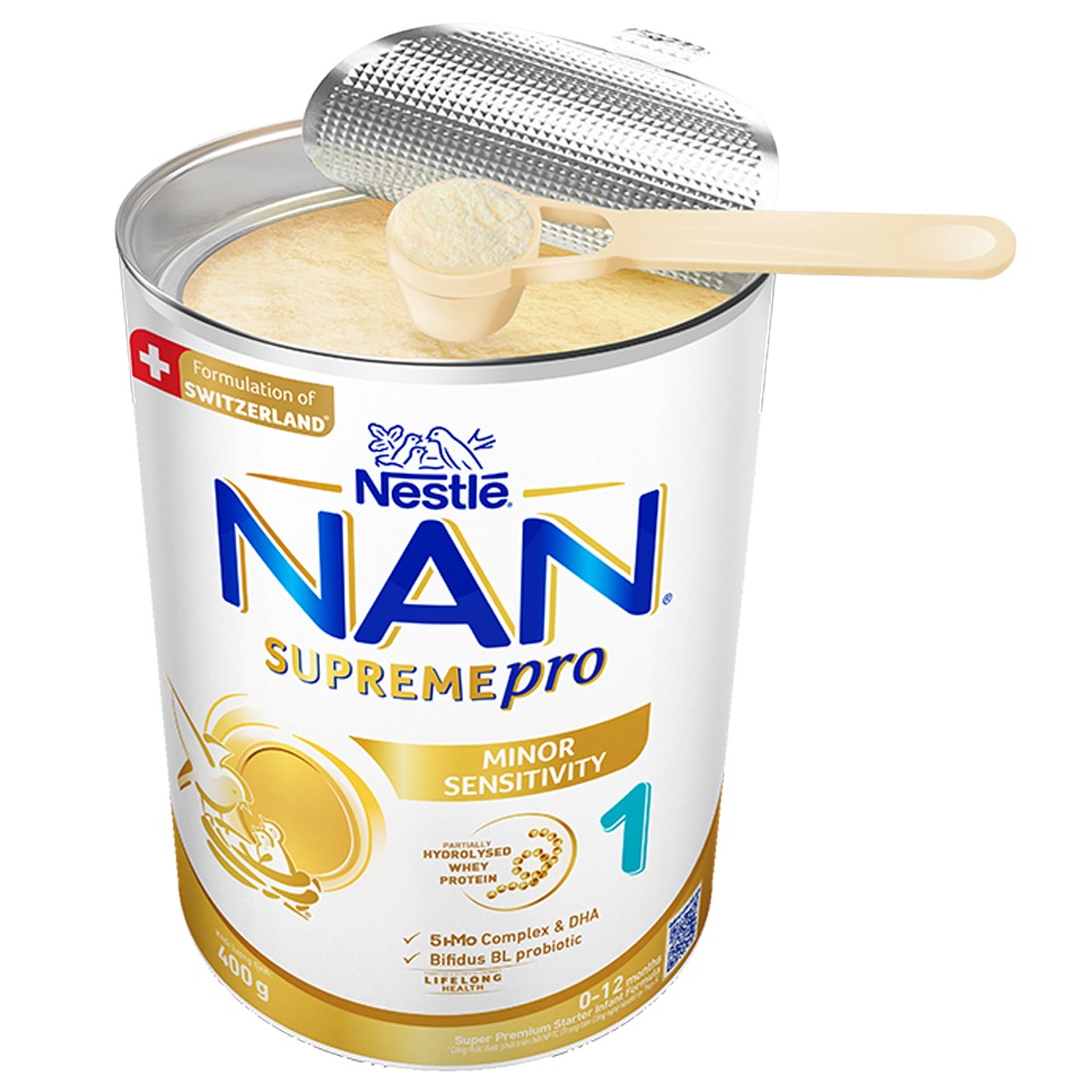 Thông tin sản phẩm sữa Nan Supreme Số 1 5HMO 400g New