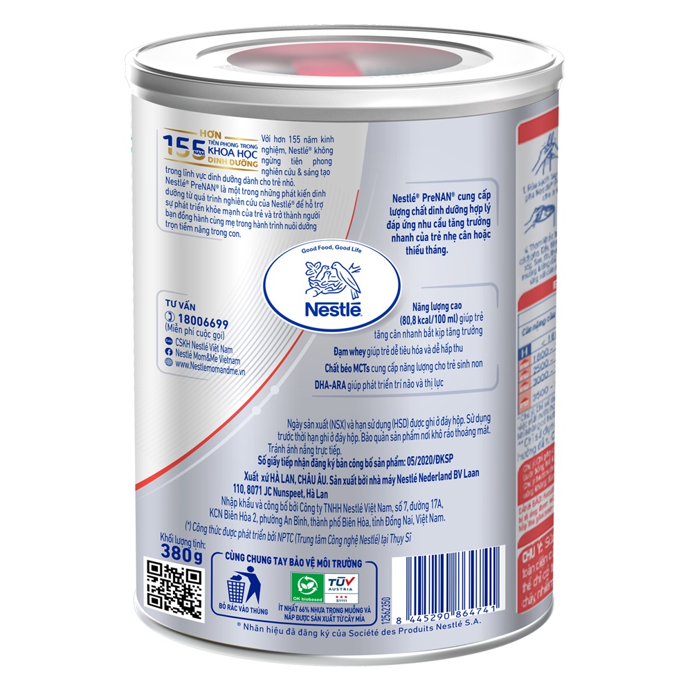 Sữa Pre Nan Hà Lan 380g (> 0 tháng tuổi) hình 2