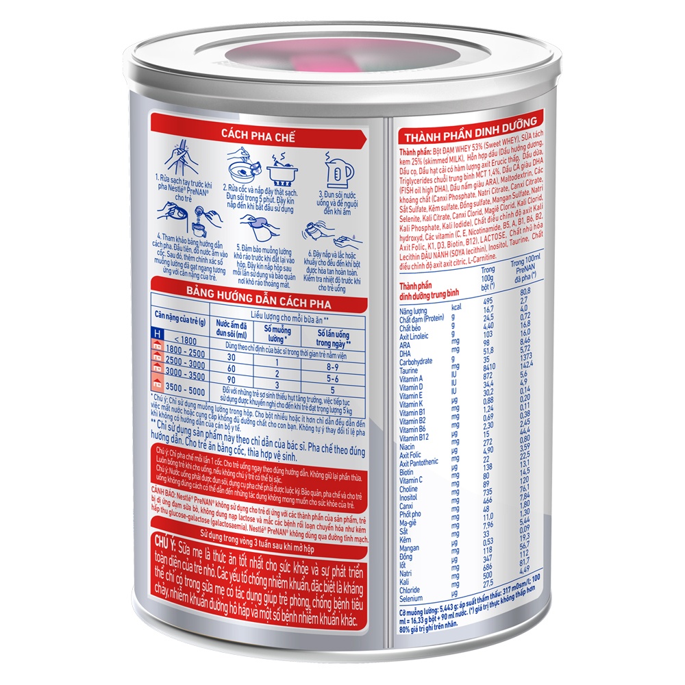 Sữa Pre Nan Hà Lan 380g (> 0 tháng tuổi) hình 3