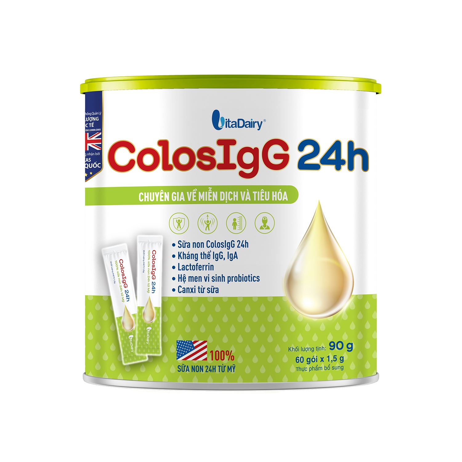 Sữa non ColosIgG 24h hình 1