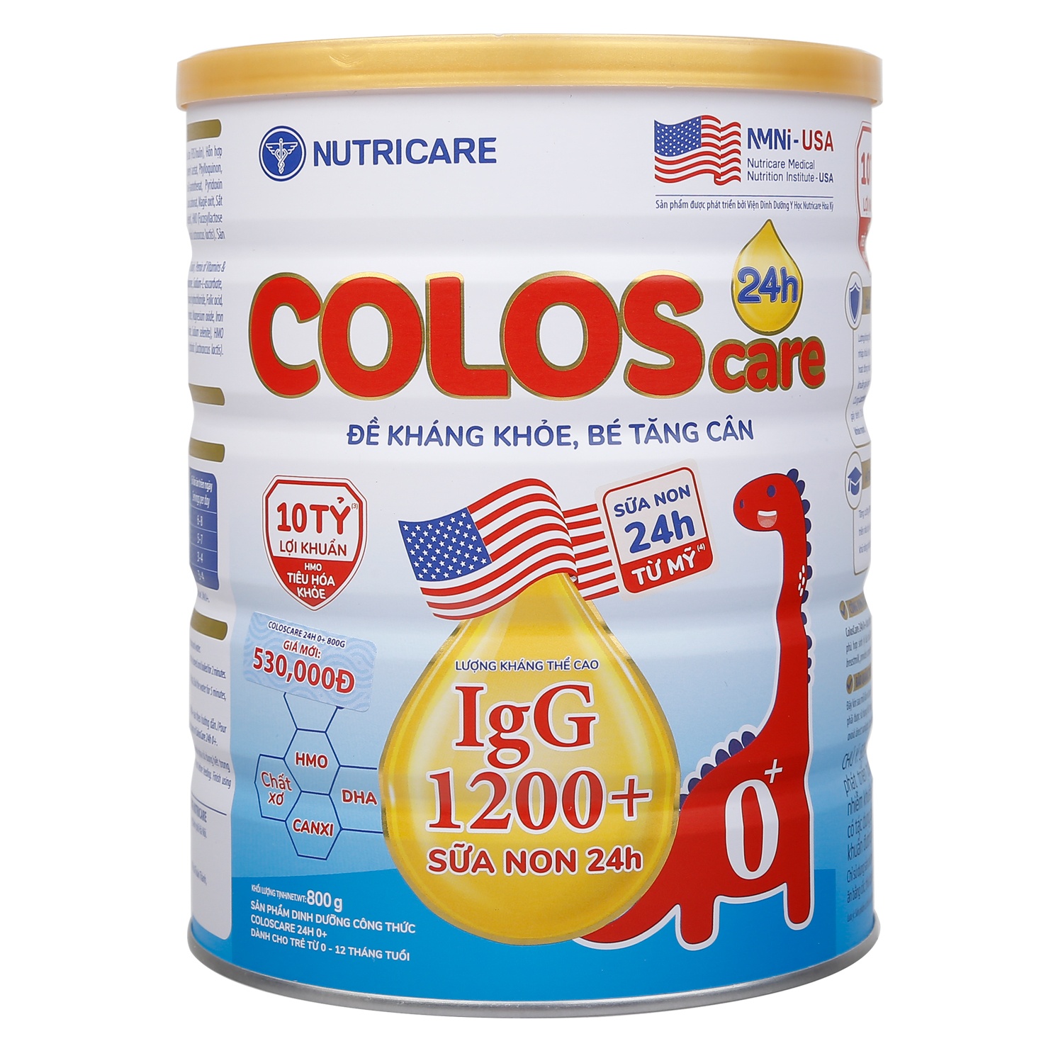 Sữa bột ColosCare 24h 0+ 800g