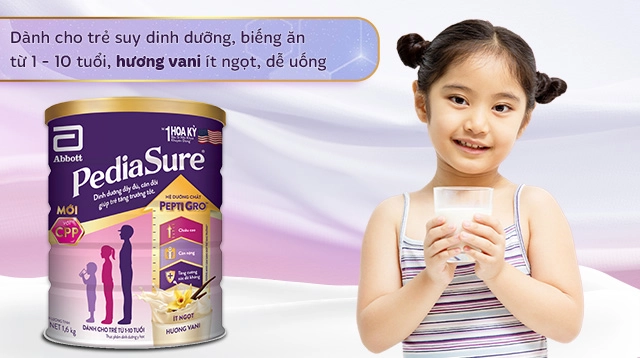 Sữa Pediasure - giải pháp số một cho trẻ biếng ăn