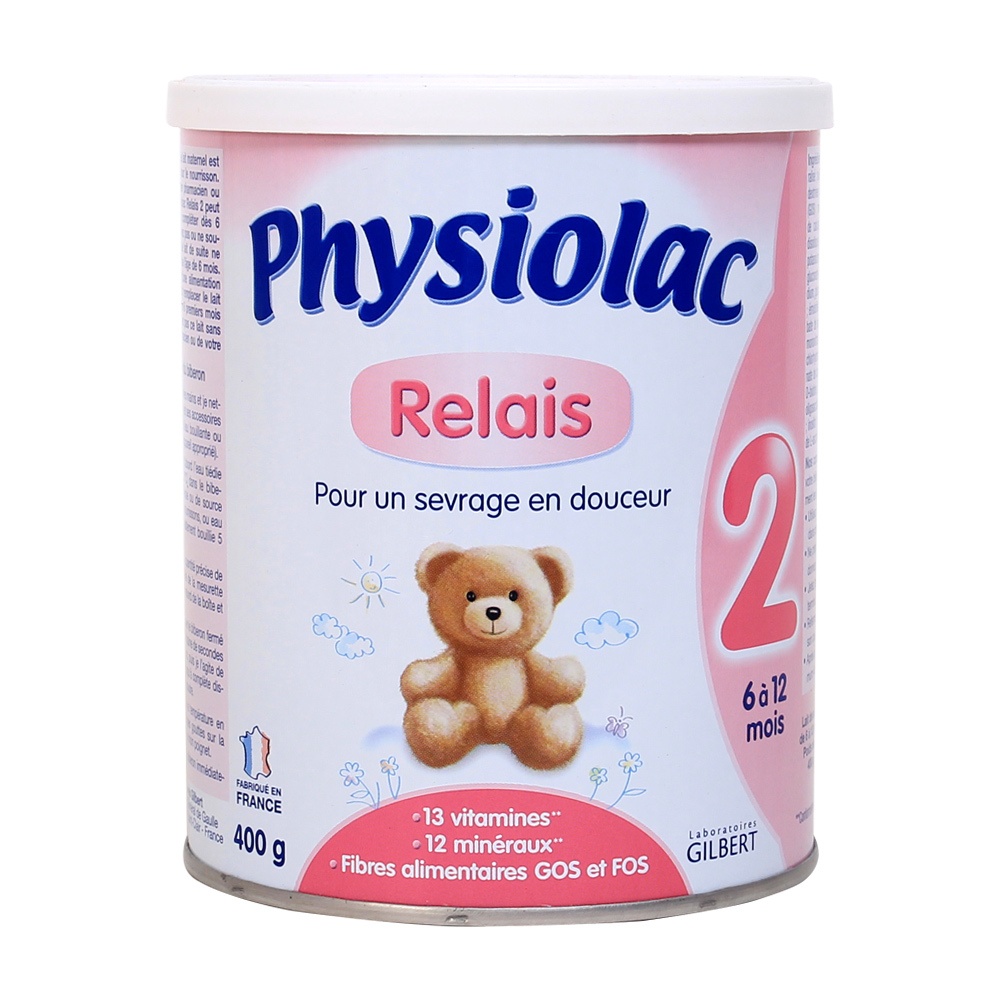 Sữa Physiolac số 2 400g (6 - 12 tháng) hình 1