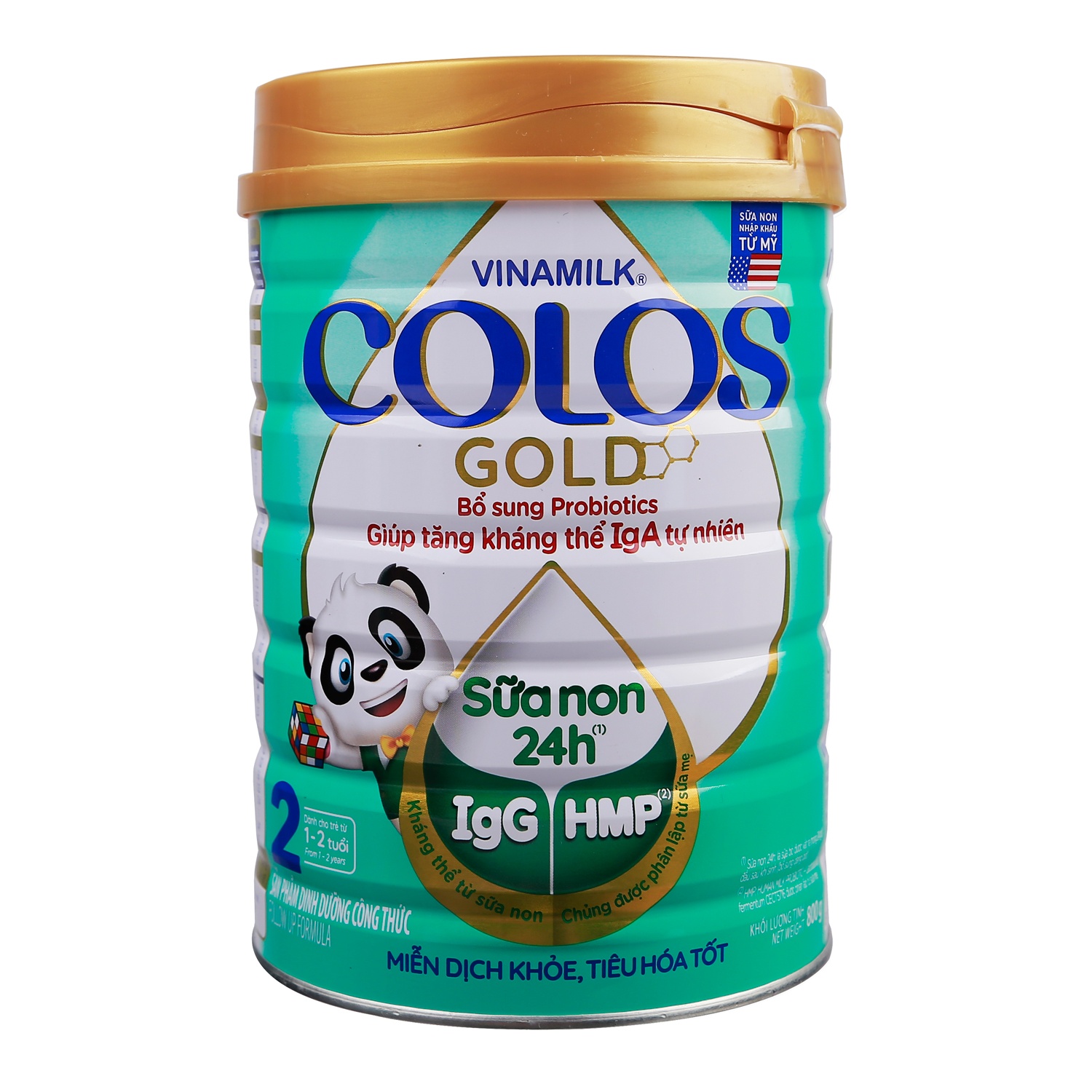 Sữa bột Vinamilk ColosGold số 2 800g cho bé từ 1-2 tuổi hình 1