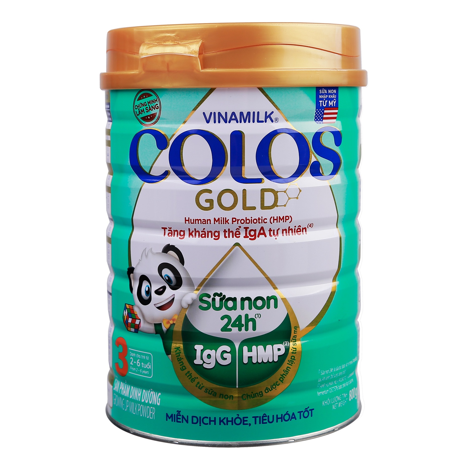 Sữa bột Vinamilk ColosGold số 3 800g cho bé từ 2-6 tuổi hình 1