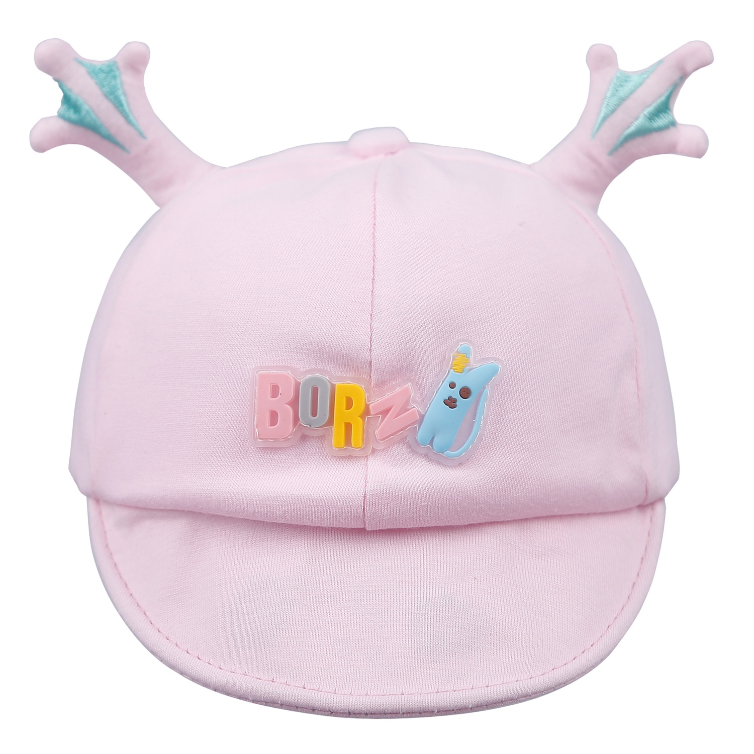Mũ lưỡi trai đính chữ Born PK21-04 size 46 (0-12M) hình 1