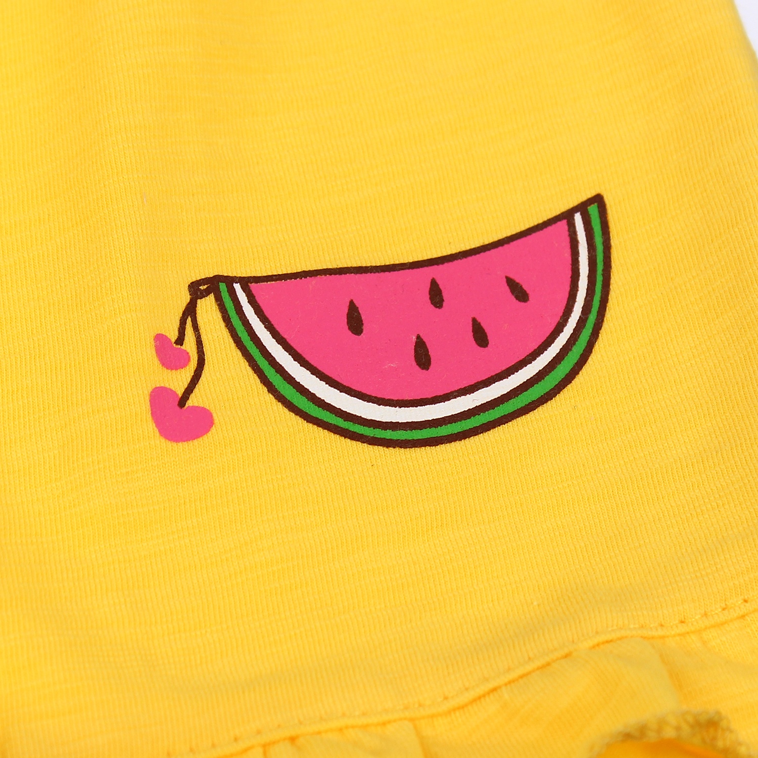 Bộ quần áo cộc tay bé gái KidsPlaza in hình Dưa Hấu TT21H (Trắng) hình 6