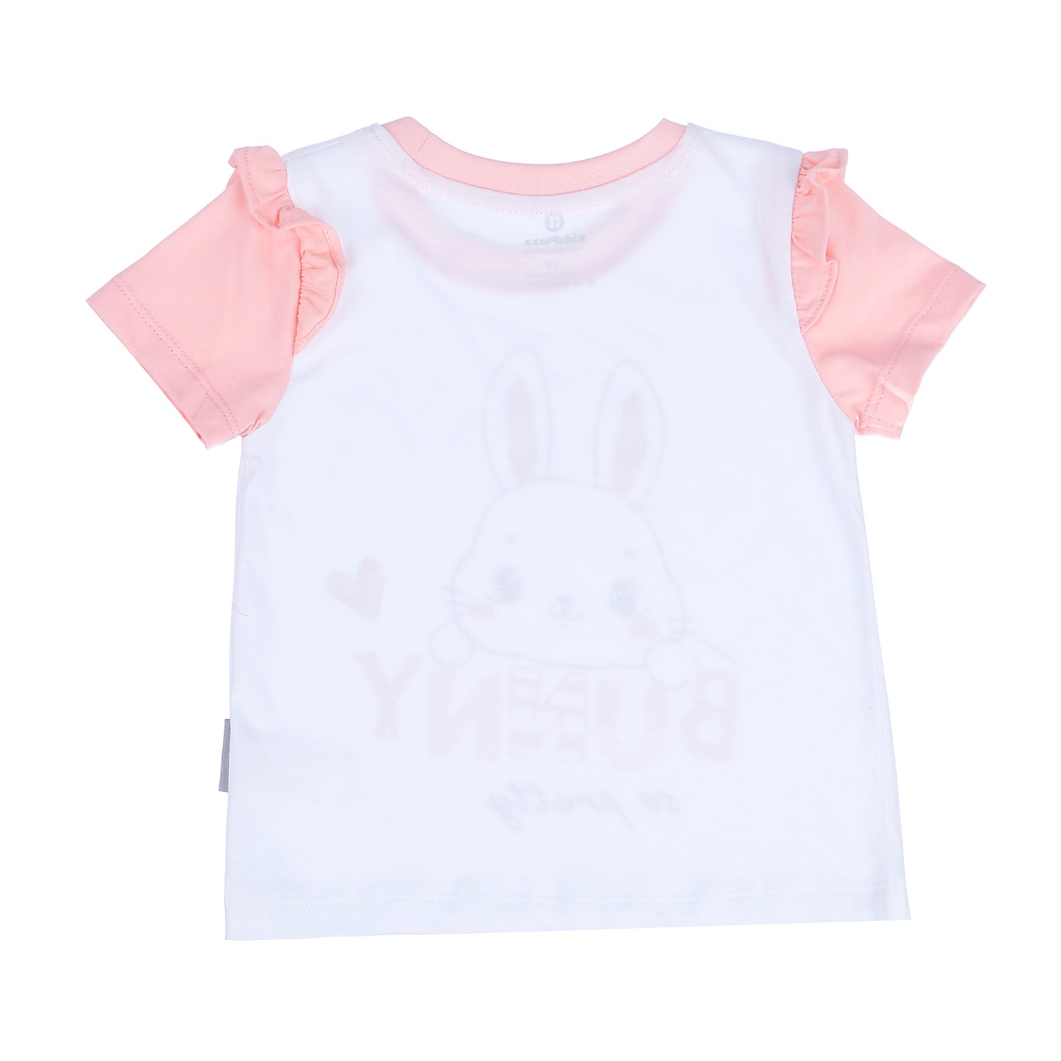 Bộ quần áo cộc tay bé gái KidsPlaza in hình Thỏ Bunny LN21T (Trắng Hồng) hình 5