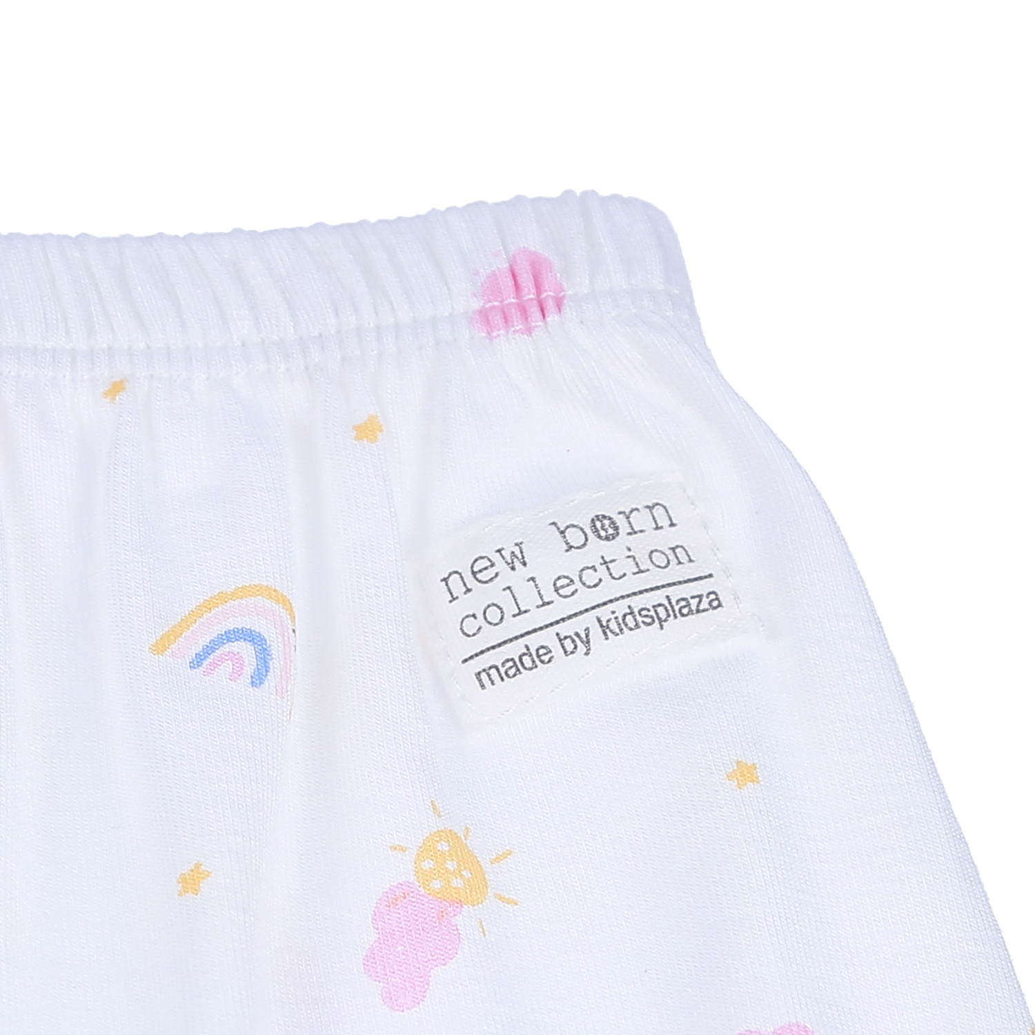 Bộ quần áo cộc tay cài vai Otis KidsPlaza in hình mây ND21H (Trắng Vàng) hình 6