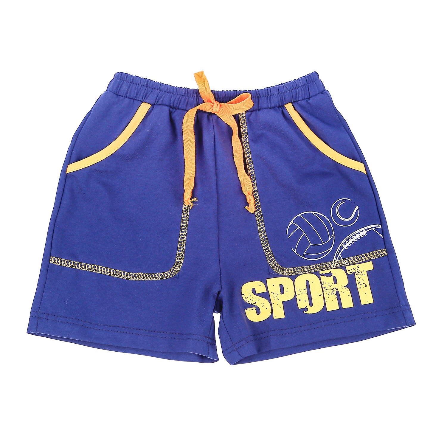 Bộ quần áo cộc tay thời trang bé trai KidsPlaza họa tiết SPORT TT21H (Vàng) hình 5