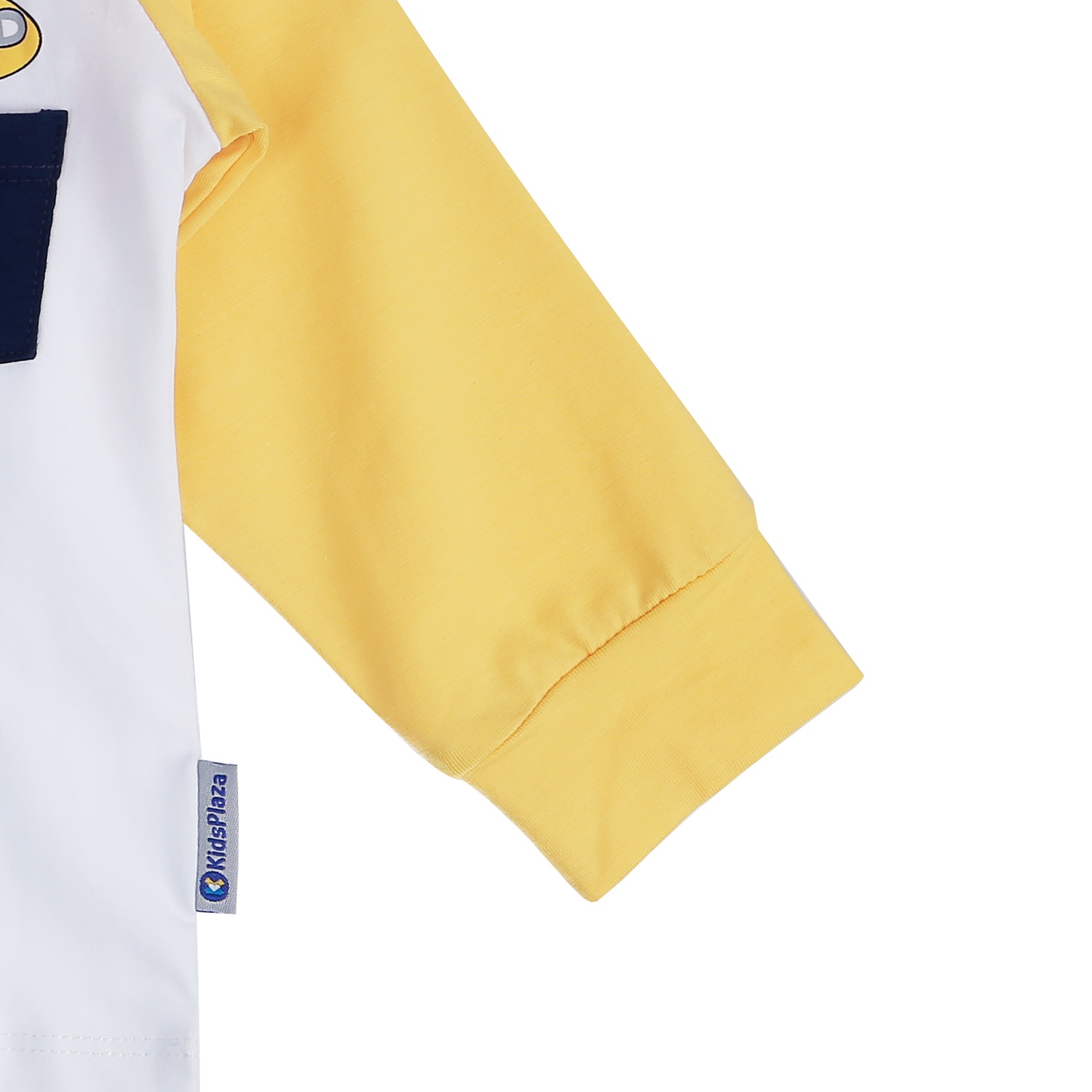 Bộ quần áo dài tay bé trai KidsPlaza in hình xe ô tô hello TT21T (Vàng) hình 4