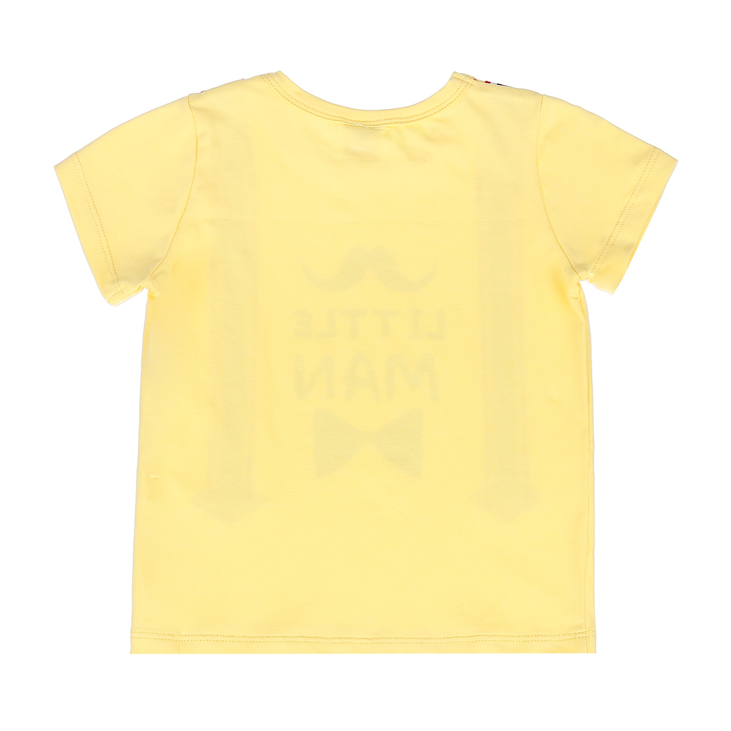 Bộ quần áo hai sọc bé trai in hình râu KidsPlaza M21H (Vàng Xám) hình 6