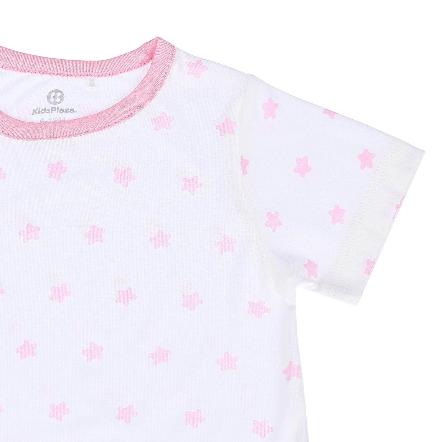 Bộ váy cộc tay bé gái Otis in hình sao KidsPlaza ND21H (Trắng Hồng) hình 3