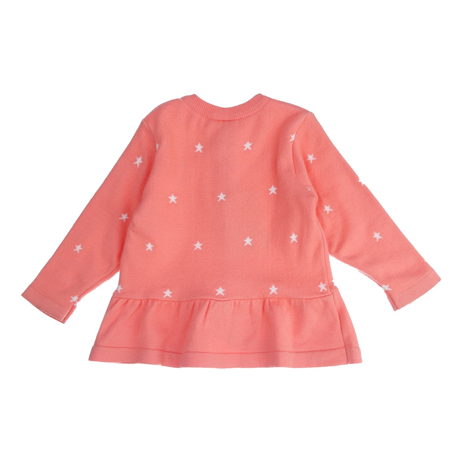 Áo len dài tay bé gái Hello KidsPlaza ND21D (Hồng cam đậm) hình 4