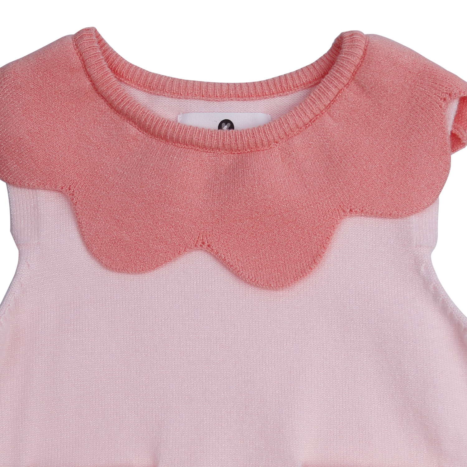 Áo len gile bé gái KidsPlaza cổ hoa HN21D (Hồng) hình 2