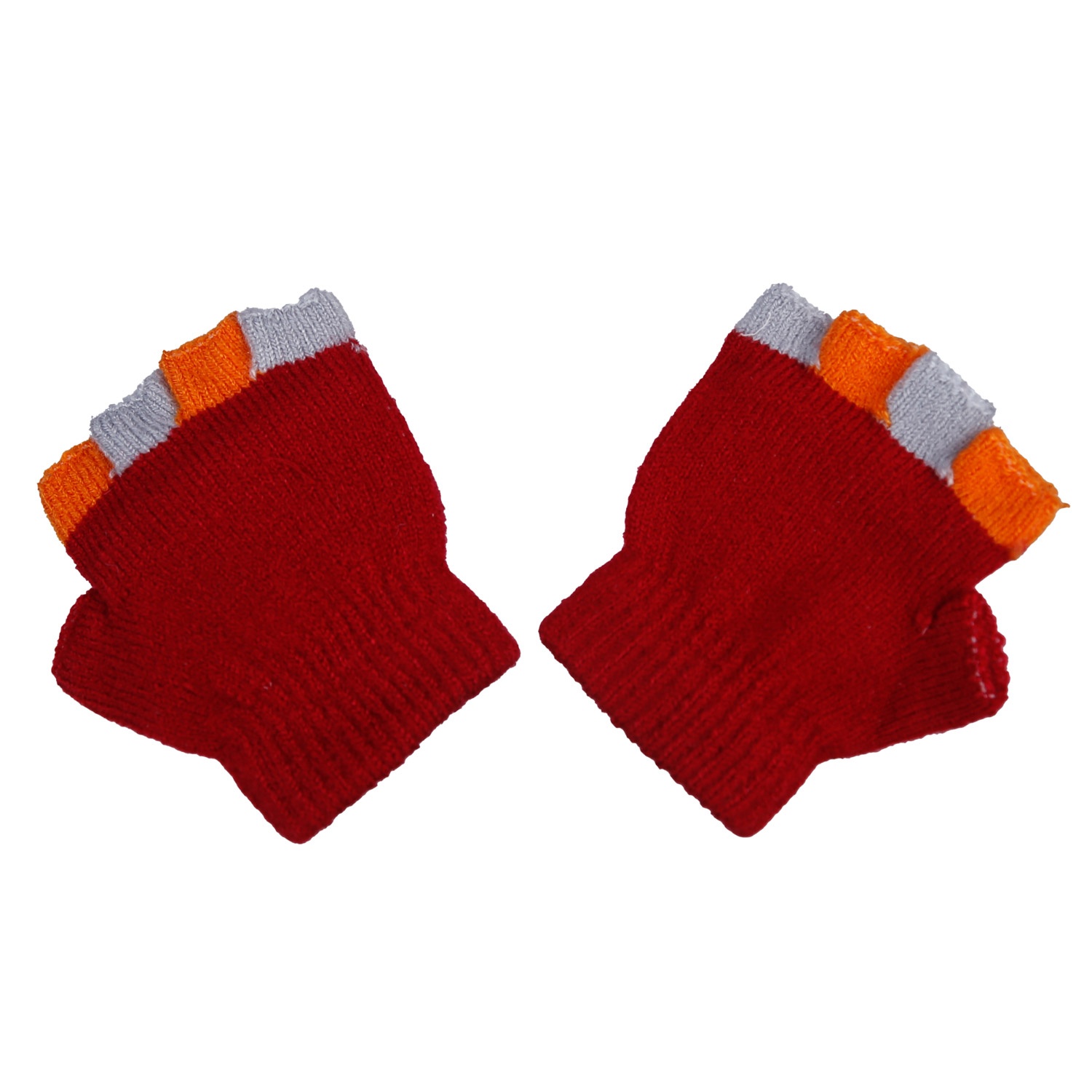 Găng tay len nửa ngón AC20 màu đỏ hình 2