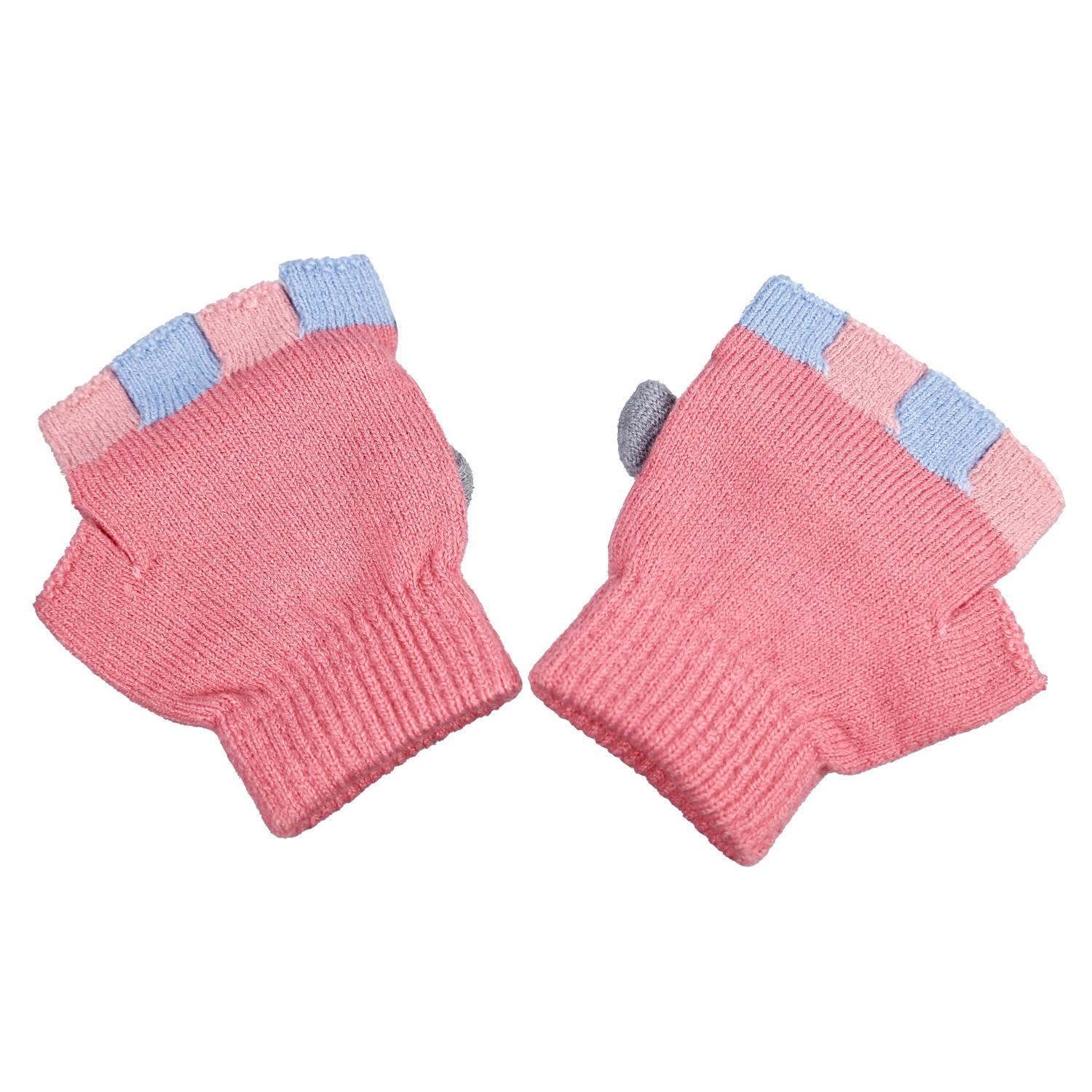 Găng tay trẻ em hở ngón mặt khỉ AC20 hình 2