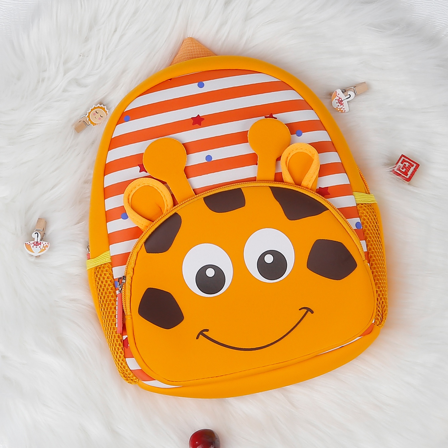 Balo cho bé Tochang hình hươu AC22 (Cam) hình 1