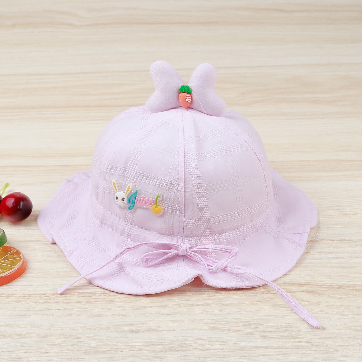 Mũ vành thắt nơ KidsPlaza 22K-H06 (Hồng) hình 1