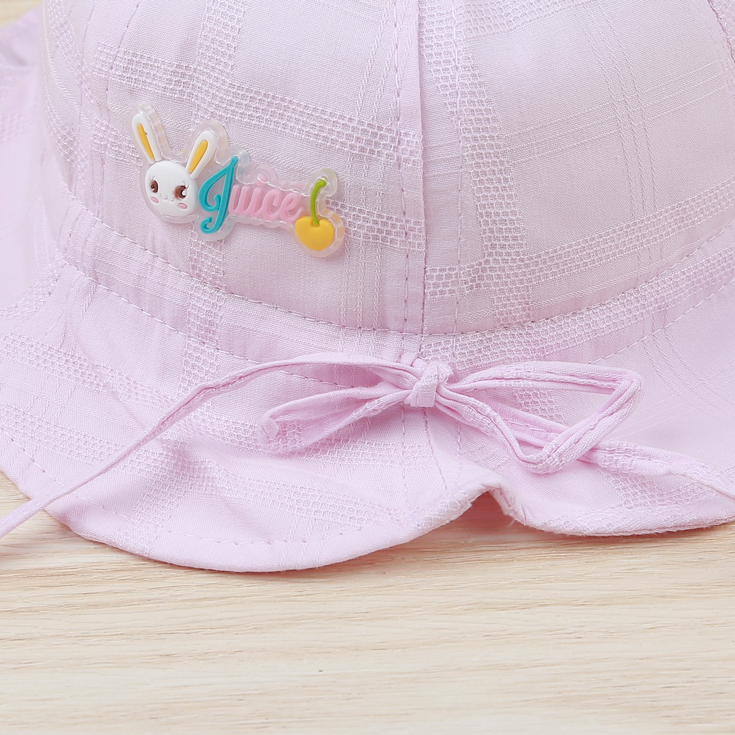 Mũ vành thắt nơ KidsPlaza 22K-H06 (Hồng) hình 2