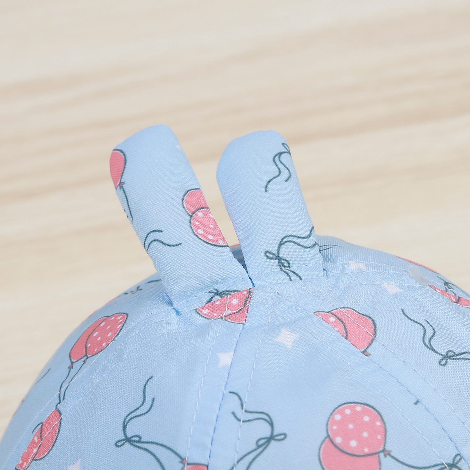 Mũ vành bé gái KidsPlaza thêu thỏ DN21H (Xanh) hình 2