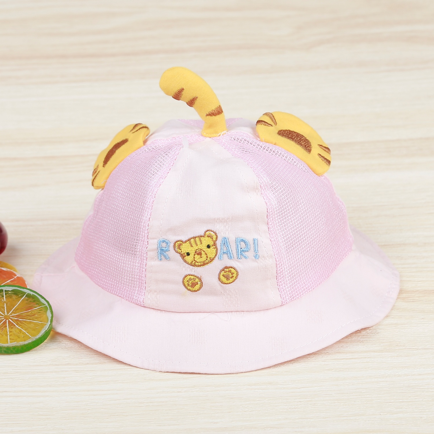 Mũ vành KidsPlaza hình hổ Pari AC22H (Hồng) hình 1