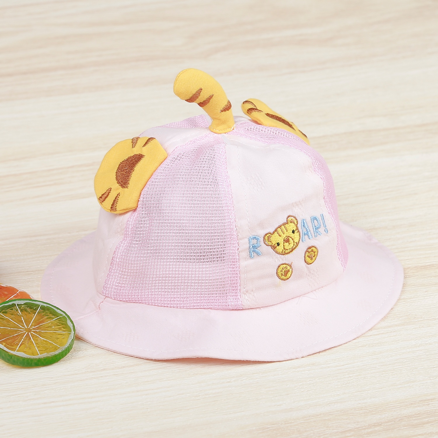 Mũ vành KidsPlaza hình hổ Pari AC22H (Hồng) hình 4