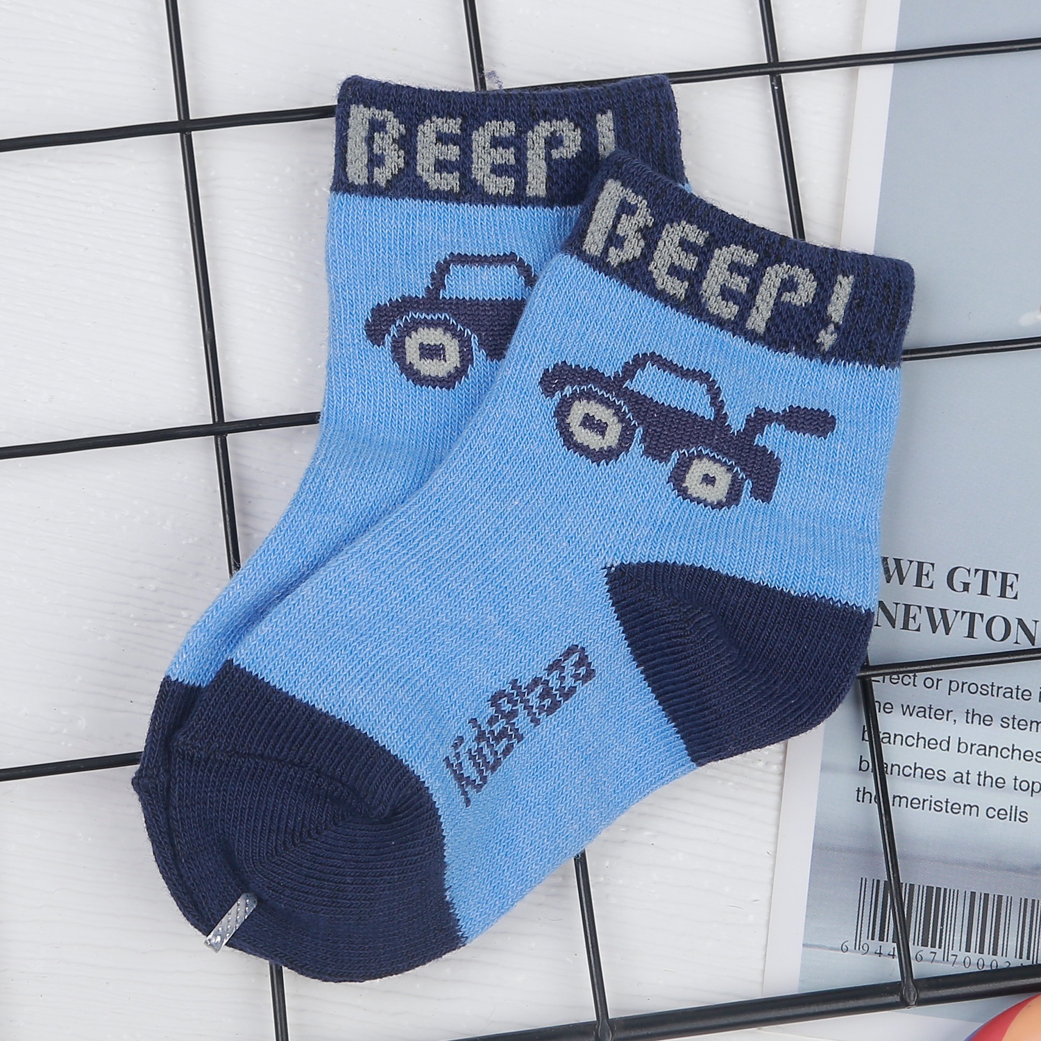 Set 3 tất bé trai kẻ in KidsPlaza K11 DK22 hình 3