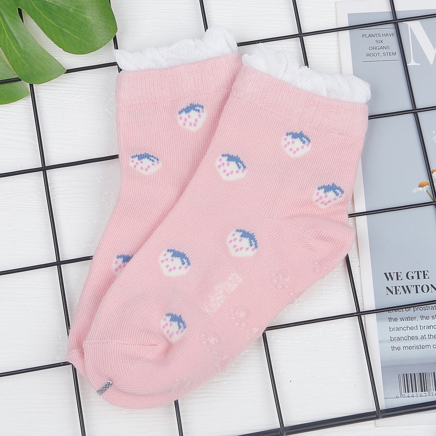 Set 3 tất bé gái in hoa KidsPlaza DK22 3-5Y hình 2