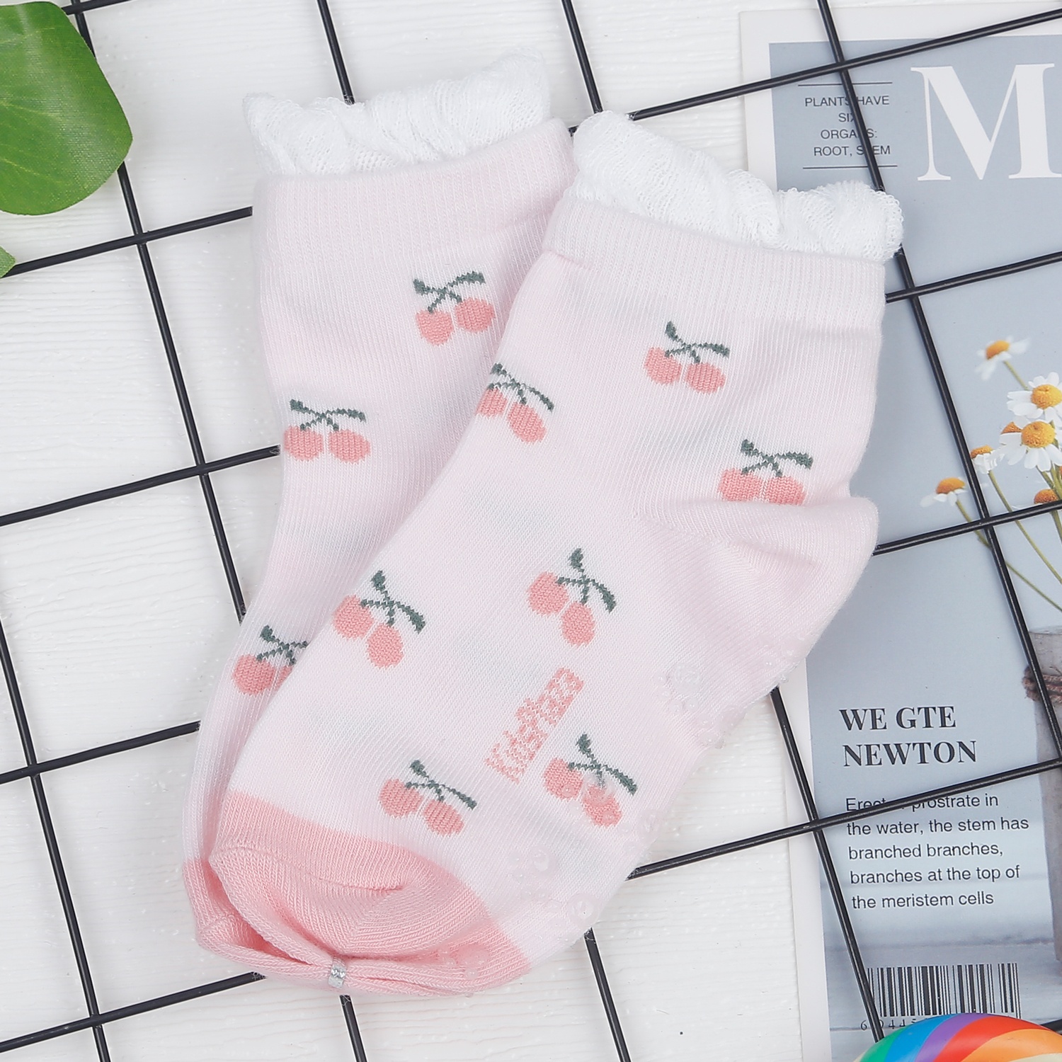 Set 3 tất bé gái in hoa KidsPlaza DK22 3-5Y hình 3