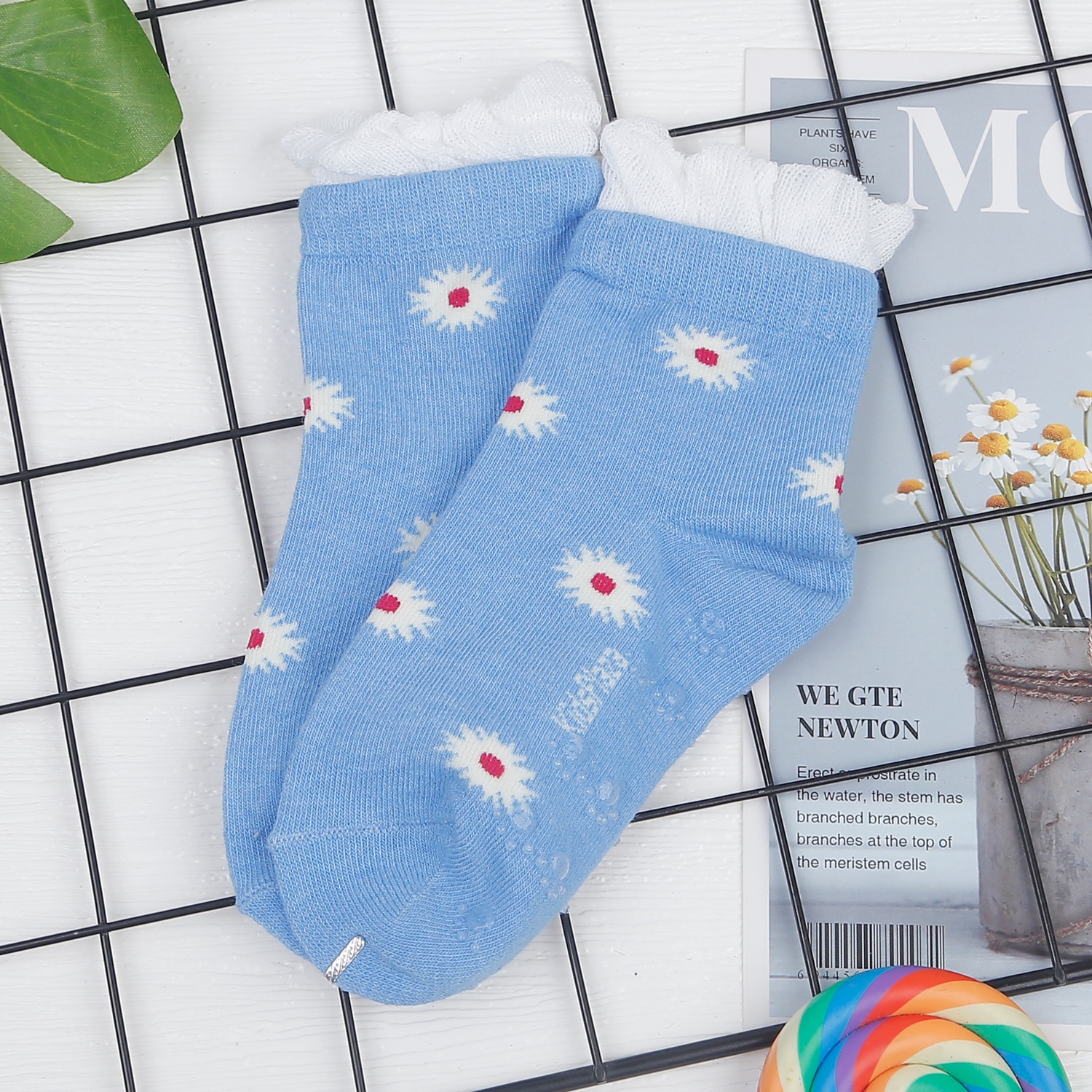 Set 3 tất bé gái in hoa KidsPlaza DK22 3-5Y hình 4