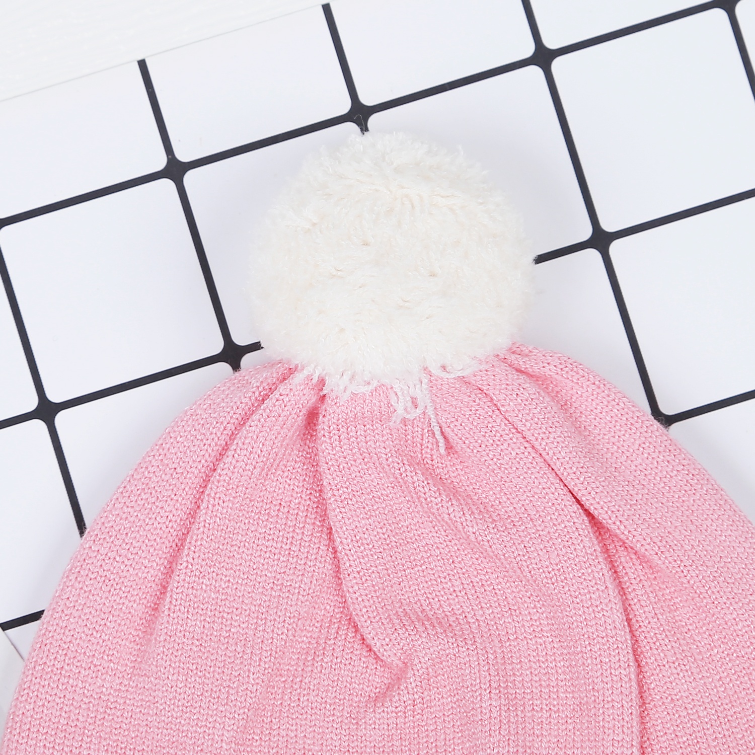 Mũ len bé gái KidsPlaza ND22D (hồng cam) hình 2