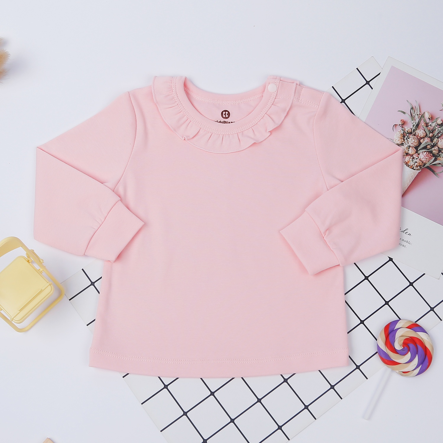 Set yếm bé gái KidsPlaza in cánh tim HN22T  hình 2