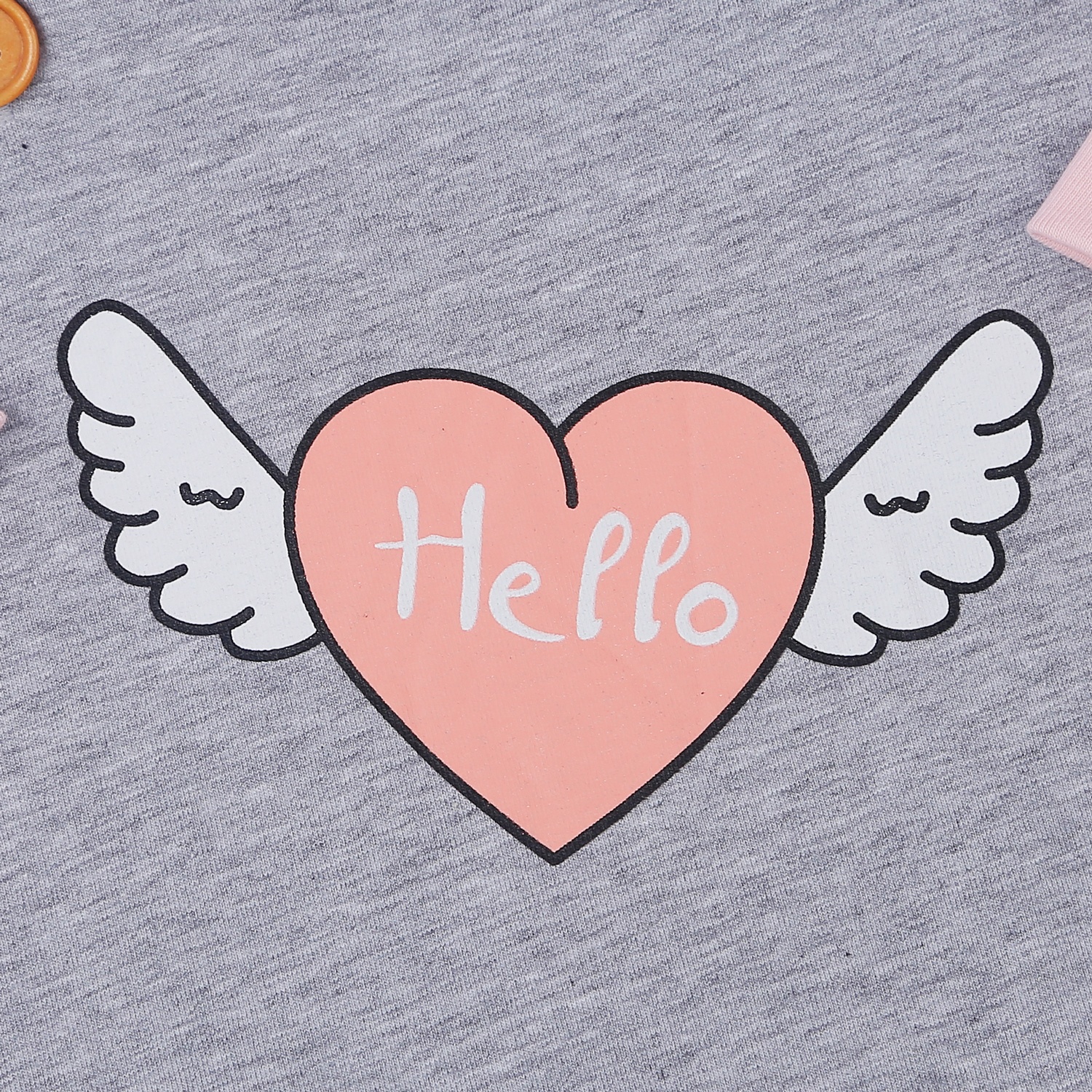 Set yếm bé gái KidsPlaza in cánh tim HN22T  hình 5