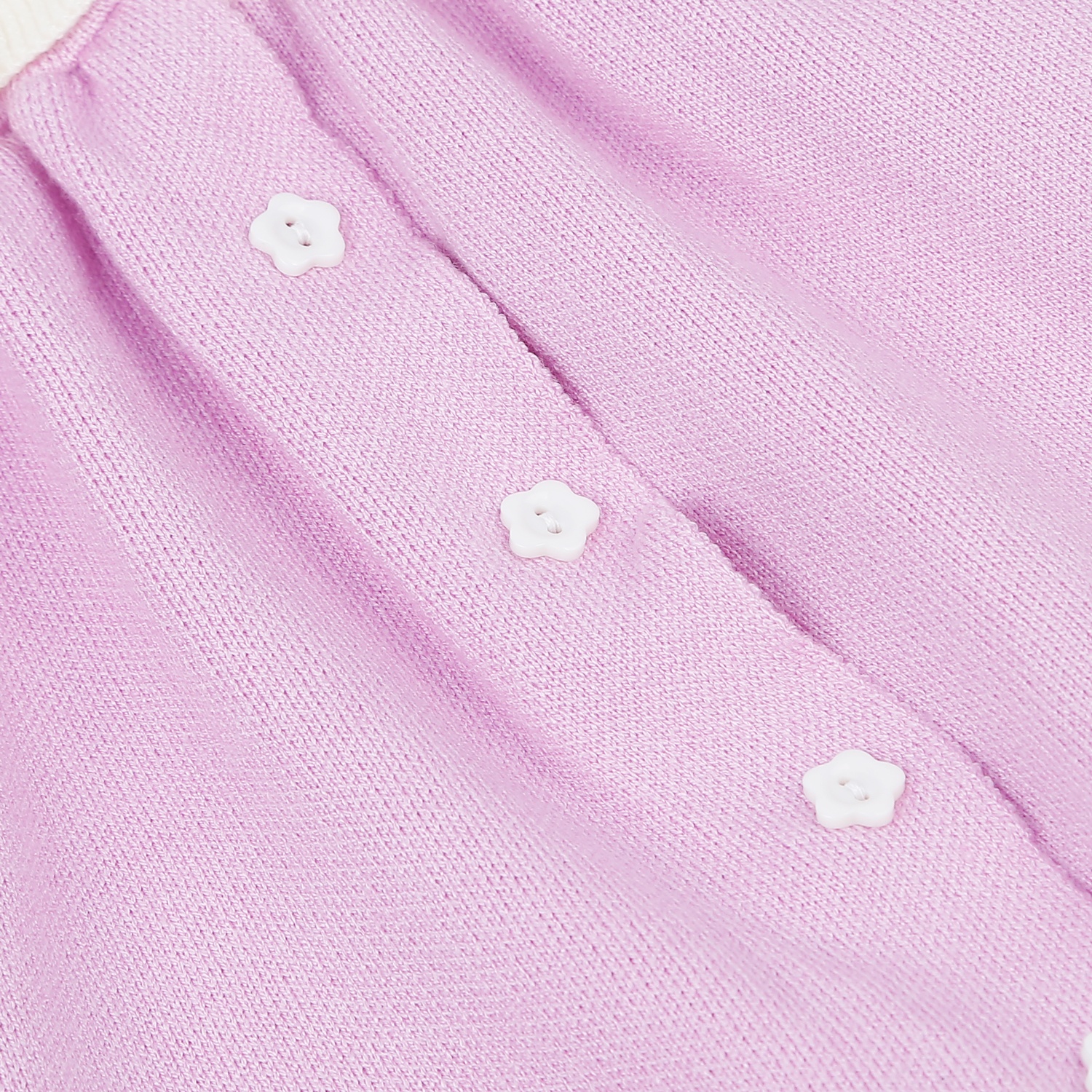 Váy len bé gái dài tay KidsPlaza cổ bèo HN22D (Tím) hình 3