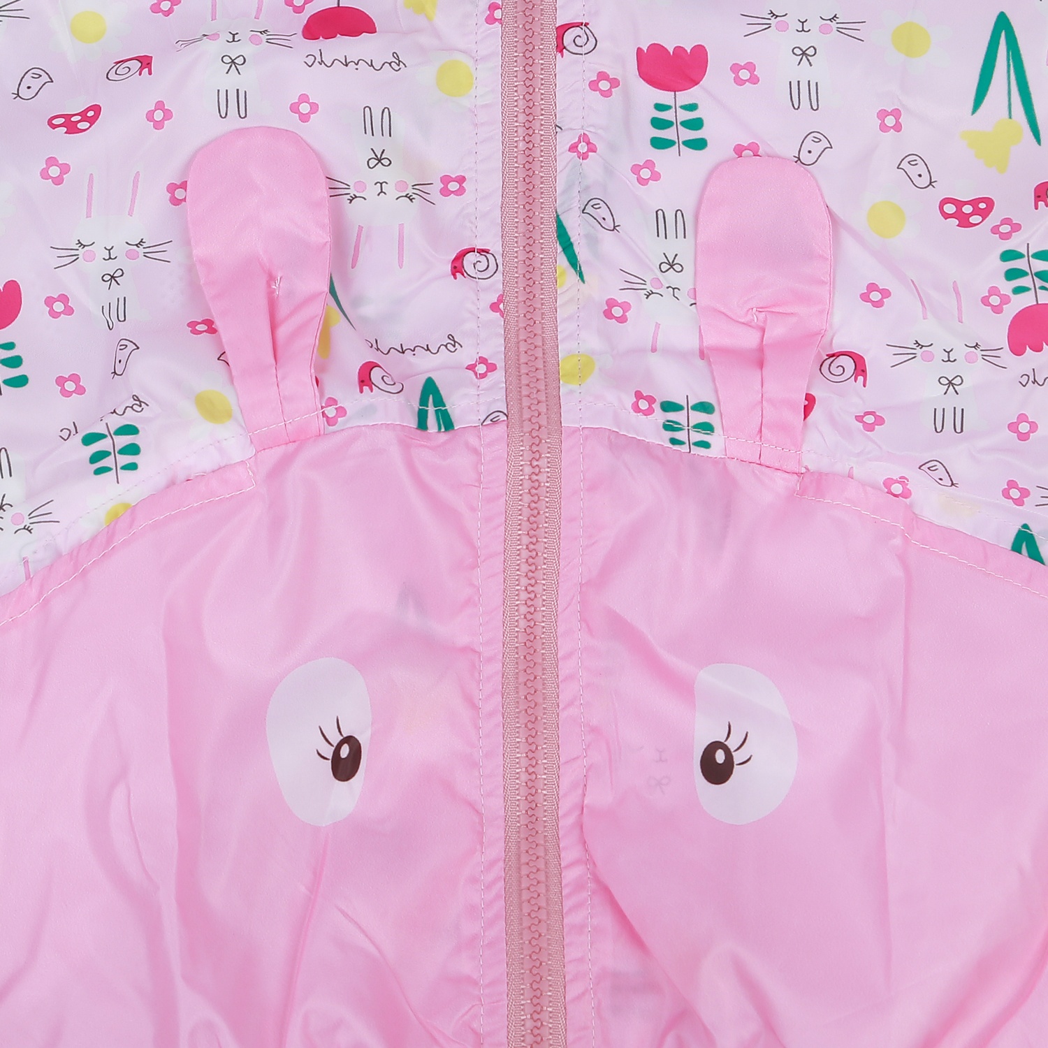 Áo gió bé gái KidsPlaza in hình thỏ hồng M22T hình 4