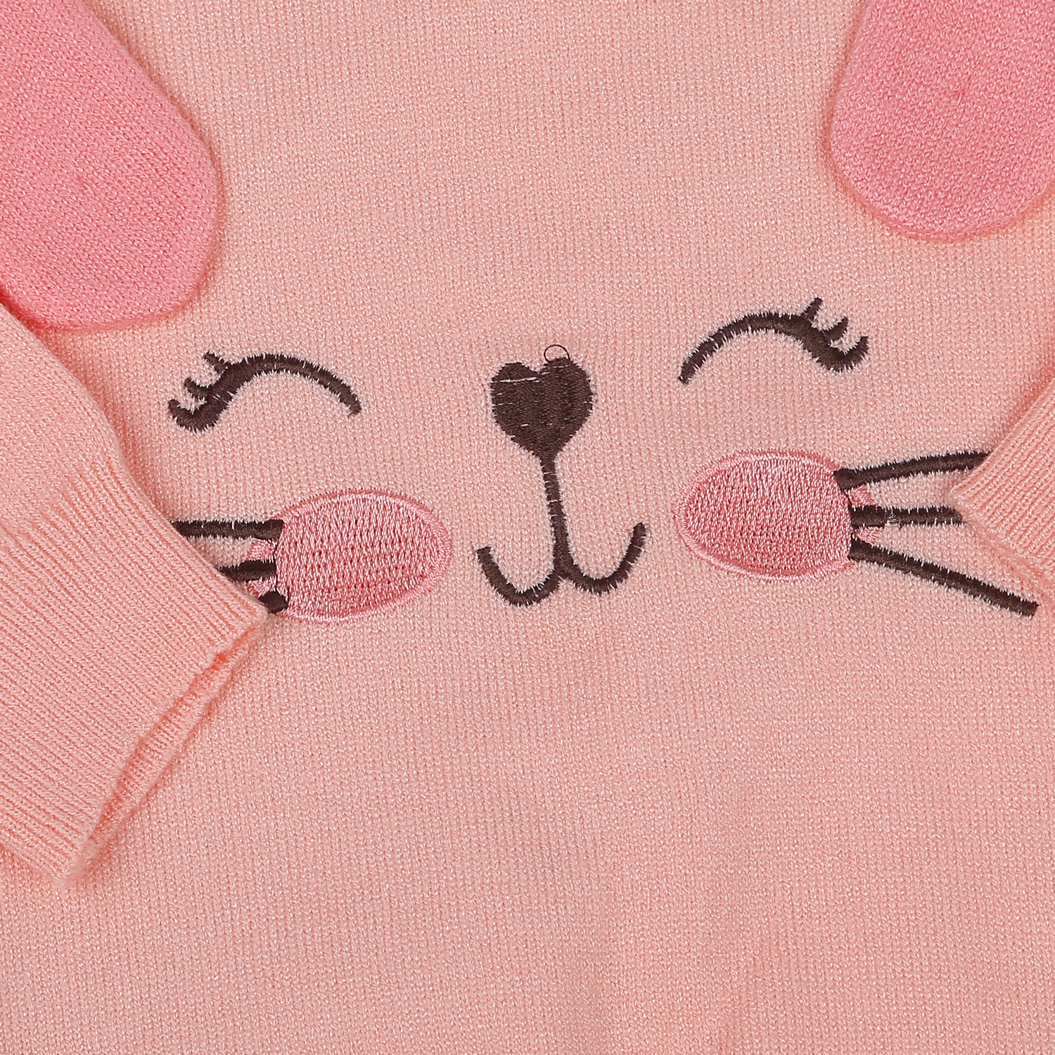 Áo len bé gái cài vai KidsPlaza ND22D (Hồng Cam Nhạt) hình 4