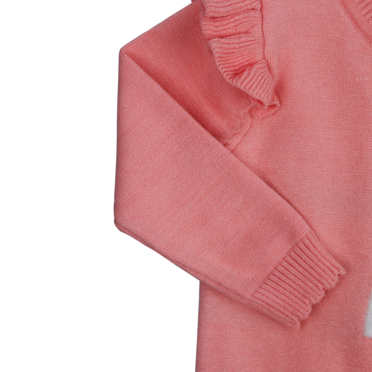 Áo len bé gái dài tay thỏ nơ hồng KidsPlaza HN21D hình 4