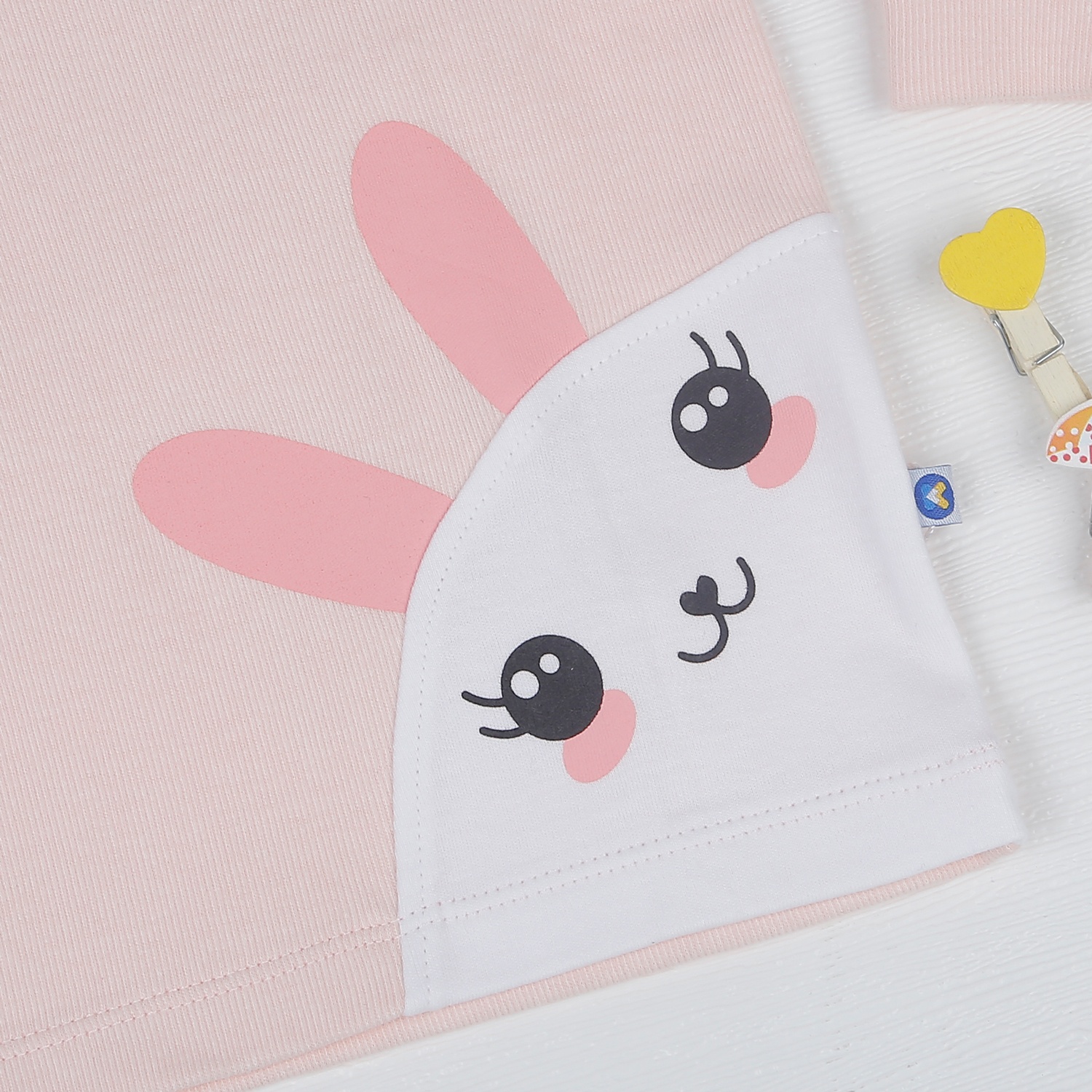 Áo nhung cổ 3 phân KidsPlaza in thú HN22D (Hồng)  hình 4